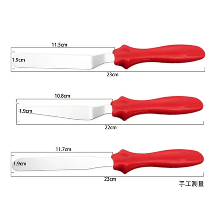 3pcs Stainless Steel Spatula