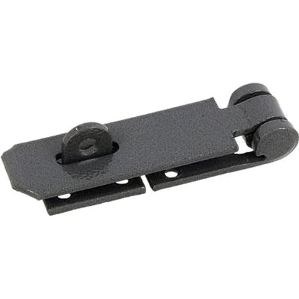 4.5" Heavy Duty Black Hasp & Staple