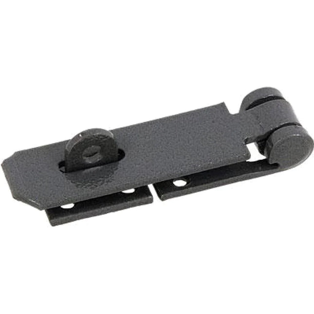 4.5" Heavy Duty Black Hasp & Staple