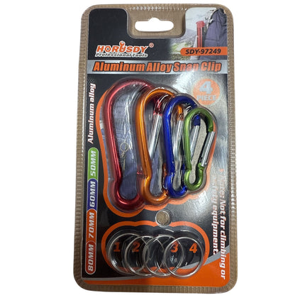 4 Aluminium Alloy Snap Clip 50mm 60mm 70mm 80mm