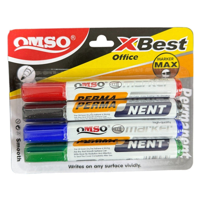 4 Pc Permanent Marker