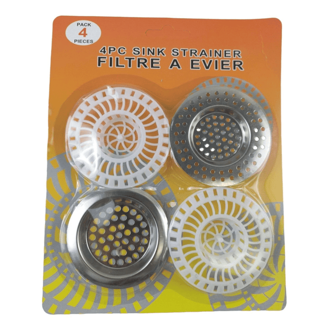 4 Pcs Drain Strainer Filter Sink Strainer For Bathroom Kitchen