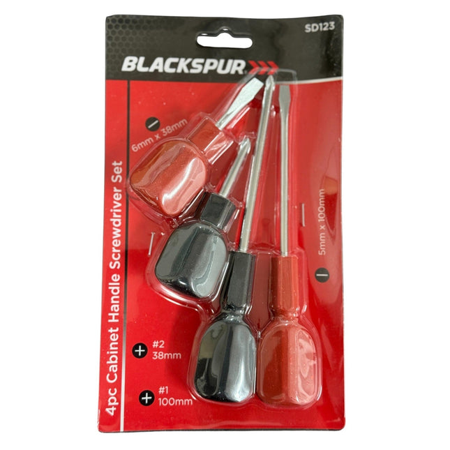 4-Piece Cabinet Handle Screwdriver Set