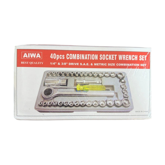 40pcs Combination Socket Wrench Set.