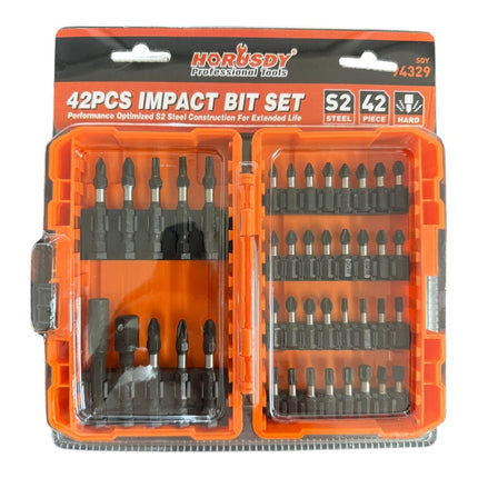 42pcs Impact Driver Bit Set