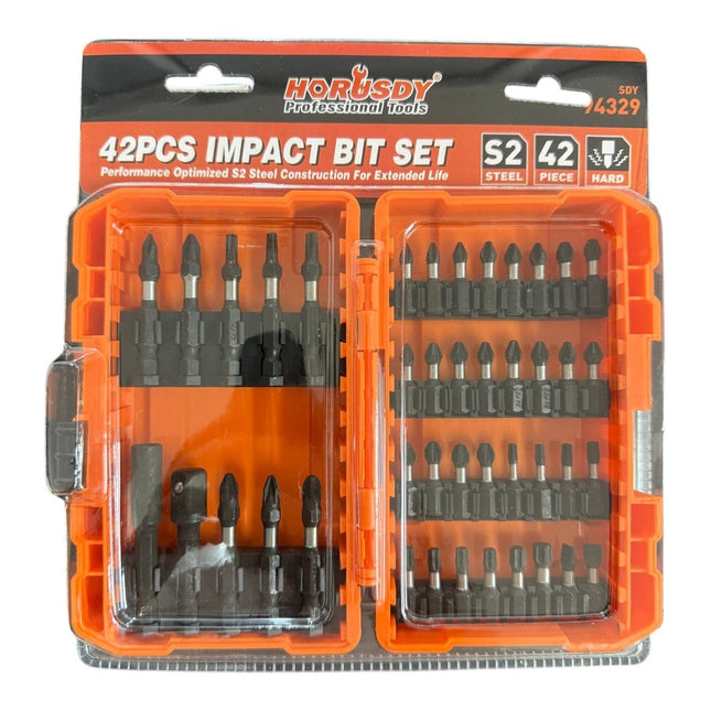 42pcs Impact Driver Bit Set