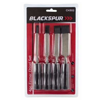 4PC FIRMER CHISEL SET IN WOOD CHISELS