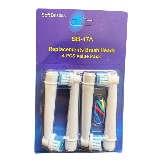 4PCS REPLACEMENT BRUSH HRADS