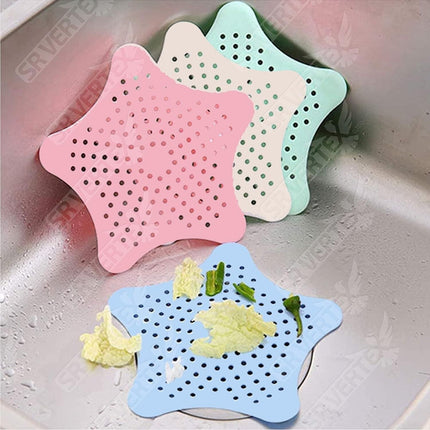 4X Star Floor Drain Filter Net Kitchen Sink & Bathroom Clogging Filter