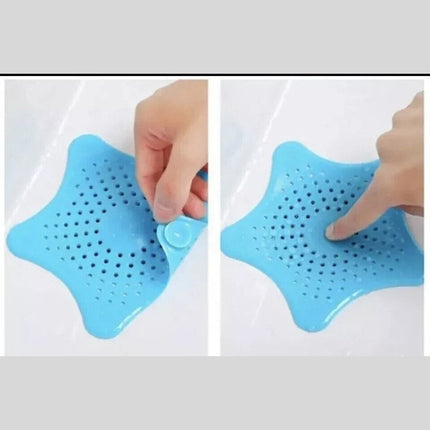 4X Star Floor Drain Filter Net Kitchen Sink & Bathroom Clogging Filter