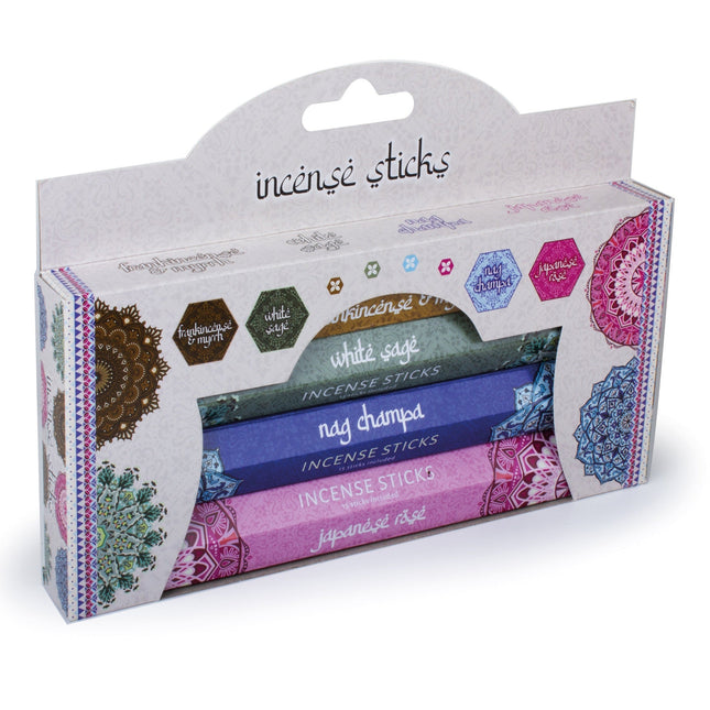 4pk Incense Sticks - Nag Champ/rose/frankin/sage