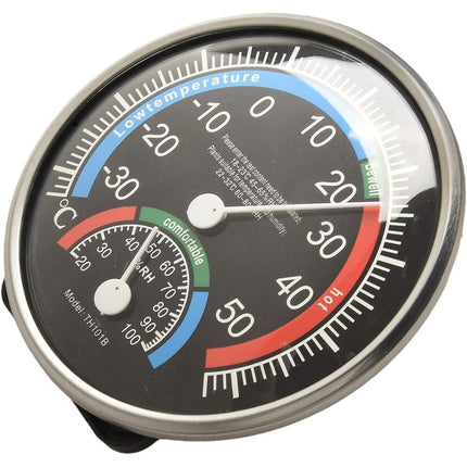 5 inches Round Thermometer Hygrometer Indoor Outdoor Temperature Meter Gauge