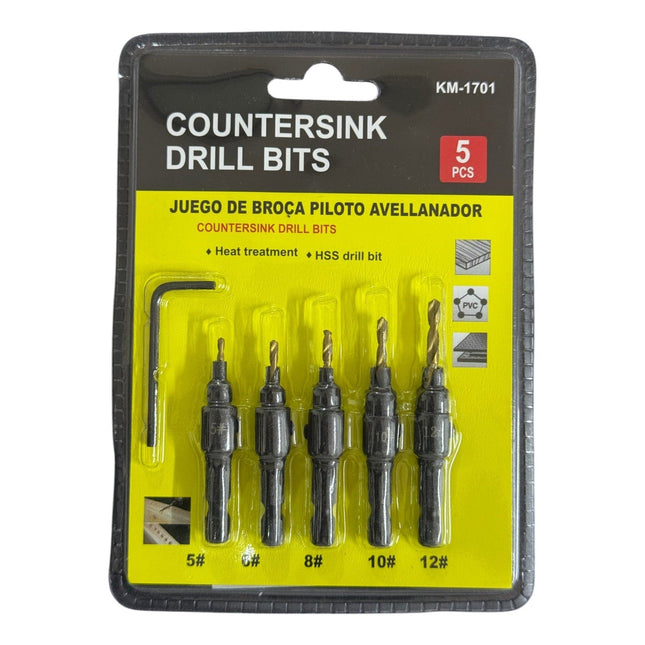 5-piece Drill Bits Set