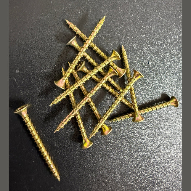 500g Drywall Screw Coarse Tread yellow Zing M4.2x55mm Box