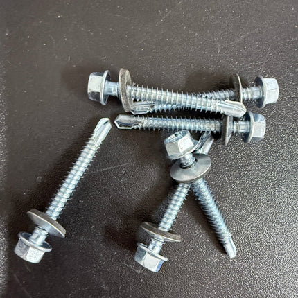 500g Hex Washer Head Self Drilling Screw Zin Plated M6.3x50mm