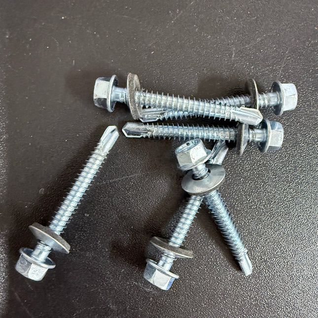 500g Hex Washer Head Self Drilling Screw Zin Plated M6.3x50mm