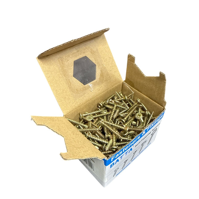 500gr Chipborad Screw Hardened Yellow Zinc 4x30mm