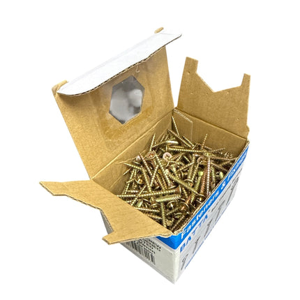 500gr Chipborad Screw Hardened Yellow Zinc 4x40mm