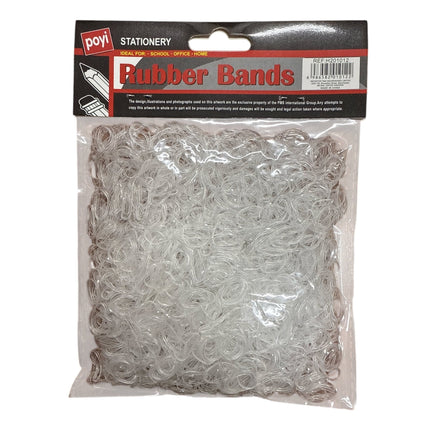 50g Mini White Hair Elastics Rubber Bands Braids Braiding Plaits Small Bands Copy