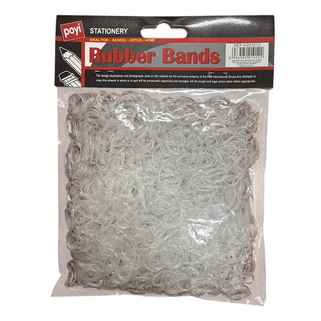 50g Mini White Hair Elastics Rubber Bands Braids Braiding Plaits Small Bands Copy