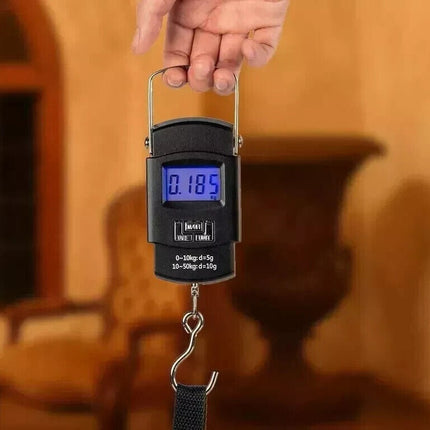 50kg Electronic Handheld Luggage Scale with Digital Display