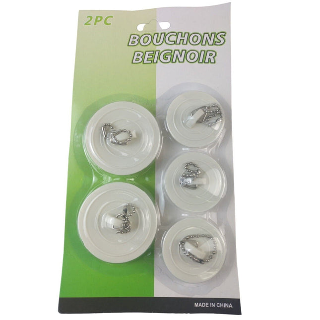 5PC SINK PLUG UNIVERSAL