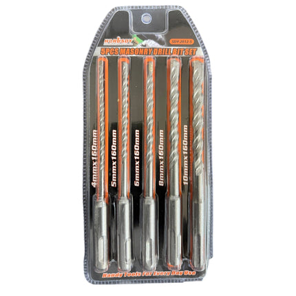 5PCS Masonry Drill Bit Set