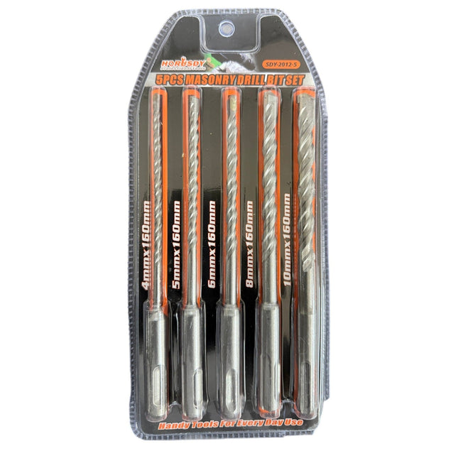 5PCS Masonry Drill Bit Set