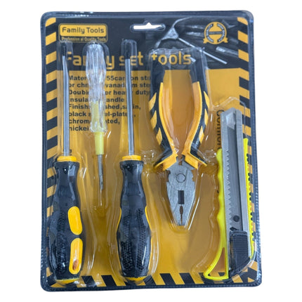 5pcs Pliers & Screwdriver & Utility Knife Set