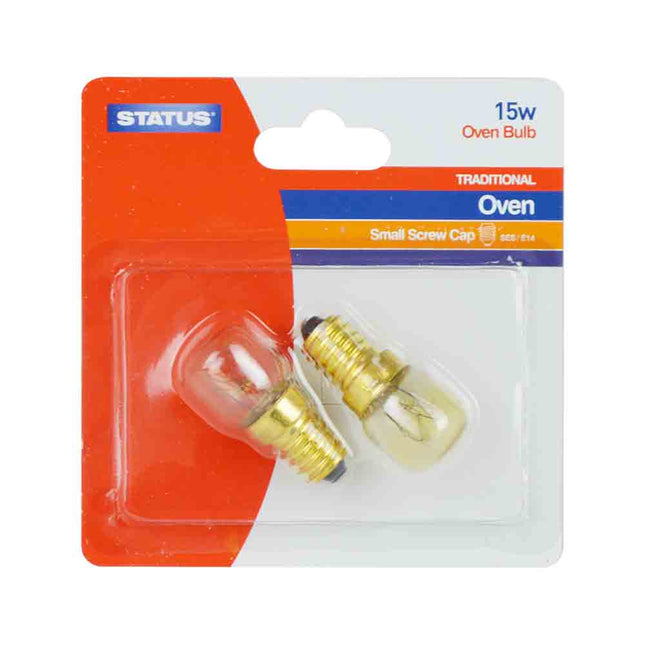 5w Oven SES Clear 300° 2 pk