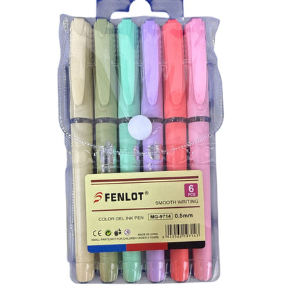 6 Color Gel ink Pen