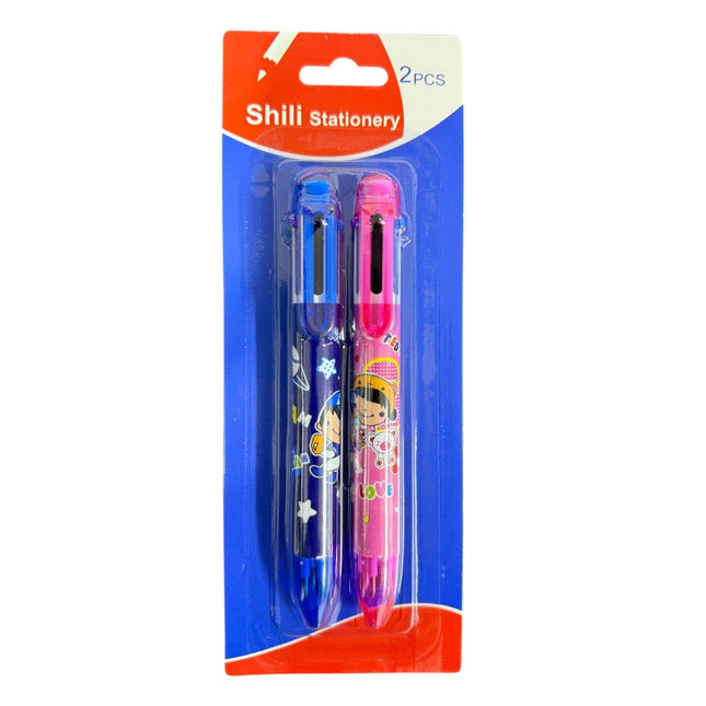 6 Different Ink Color Set Of 2 Pcs Mechanical Pencils