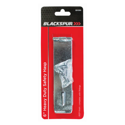 6" HEAVY DUTY SAFETY HASP - BZP