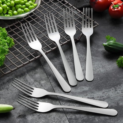 6 pcs Stainless Steel Forks Dinner Forks Lightweight