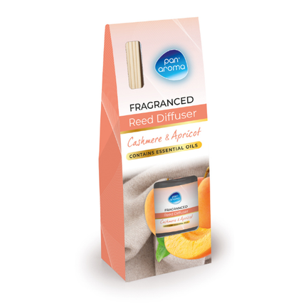 Pack of 6 Fragranced Reed Diffuser - Pink Orchid - Cashmere & Apricot - Floral Fresh -  Lavender Garden - Mediterranean Orchard - Vanilla Bean