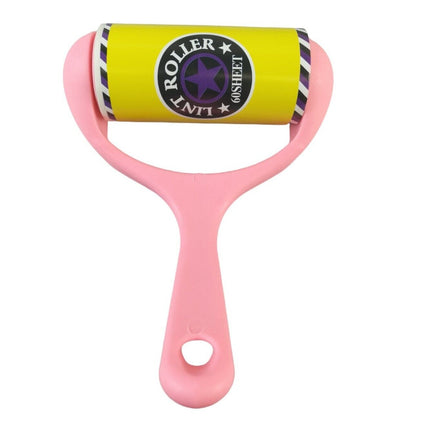 60 Sheets Lint Remover Roller Dust Fluff Pet Hair Clothes Refill Sticky Brush