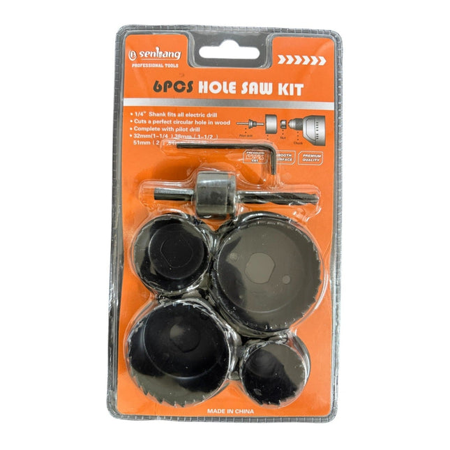 6PCS Hole Saw Kit