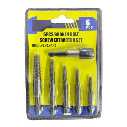 6PCS Screw Extractor Set