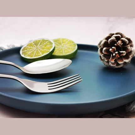 6pcs Stainless Steel Dinner Soup Spoons, Silverware Tea Dessert Spoons 7" Lightweight