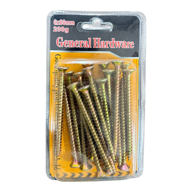 6x80mm Screws