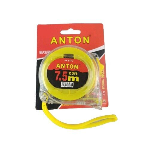 7.5m / 25ft Retractable Metal Measuring Tape