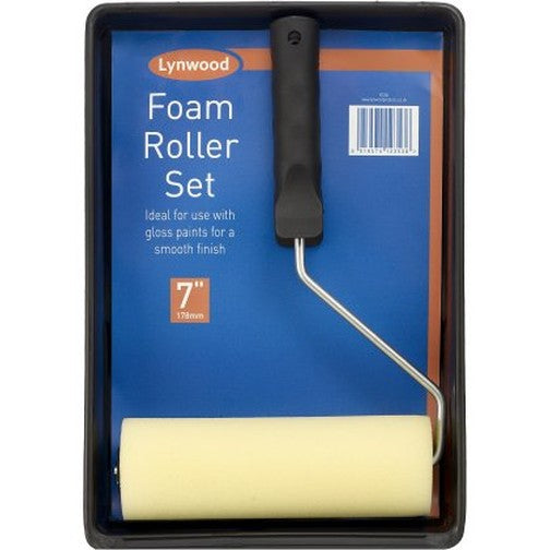 7" FOAM ROLLER SET PAINT ROLLER