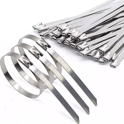 7pcs Stainless Steel Cable Ties 4.6x300mm