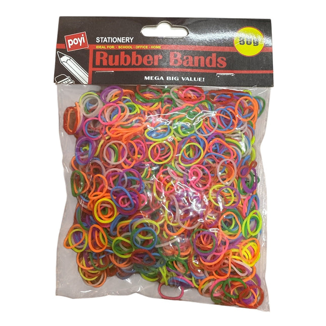 80g Multicoloured Hair Elastics Rubber Bands Braids Braiding Plaits Small Bands