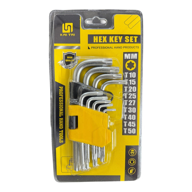 9 pc Hex Key Set