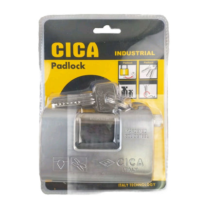 94MM HEAVY DUTY PADLOCK ARMOURED STEEL CONTAINER SHUTTER LOCK 5 KEYS