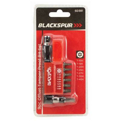 9PC OFFSET TAMPER PROOF BIT SET