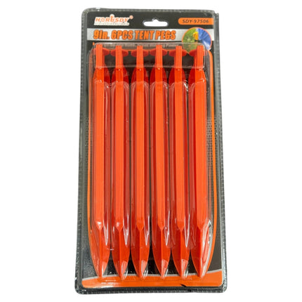 9inch 6PCS Tent Pegs Tent Stacks