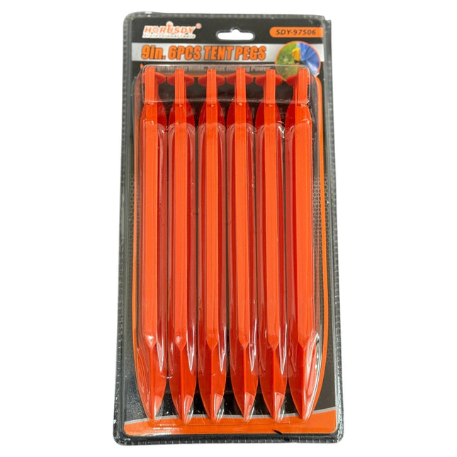 9inch 6PCS Tent Pegs Tent Stacks