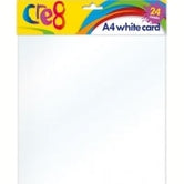 A4 White Card, 24 sheets